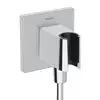 Image de hansgrohe Fixfit Porter E Support de douchette avec raccord de flexible, 26889000,