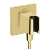Image de hansgrohe Fixfit Porter E Support de douchette avec raccord de flexible, 26889990,