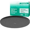 Image de hansgrohe Raindance Alive S 24520670 Pommeau de douche, rond, 300 mm, 1 type de jet, pour montage mural ou au plafond, avec fonction anti-calcaire, noir mat