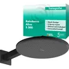 Image de hansgrohe Raindance Alive S 24541670 Pommeau de douche à économie d'eau (EcoSmart) avec bras de douche, douchette à effet pluie, 2 types de jets, pour montage mural, fonction anti-calcaire, noir mat
