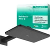 Image de hansgrohe Raindance Alive Q 24551670 Pommeau de douche, à économie d'eau, avec bras de douche, 34 x 210 mm, 2 types de jets, pour montage mural, avec fonction anti-calcaire, noir mat