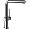 Image de hansgrohe Talis M54 72860000 Robinet de cuisine basse pression avec douchette extensible, robinet de cuisine pour chauffe-eau sous évier avec hauteur de bec 270 mm, mitigeur de cuisine orientable