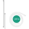 Image de hansgrohe Unica S Puro - Barre de douche 90 cm avec flexible de douche 160 cm et support de douche, Blanc mat