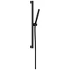 Image de hansgrohe Pulsify S - Set de douche avec pommeau de douche économie d´eau (EcoSmart+, PowderRain), tuyau de douche et barre de douche (0,65 m), Noir mat, 24373670
