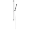 Image de hansgrohe Pulsify S - Set de douche avec pommeau de douche économie d´eau (EcoSmart+, PowderRain), tuyau de douche et barre de douche (0,65 m), Chromé, 24373000