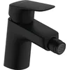 Image de hansgrohe Logis - Mitigeur bidet avec tirette et vidage, Robinet bidet, Robinet de salle de bain avec hauteur sous bec 70 mm, Noir mat, 71204670