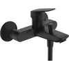 Image de hansgrohe Logis - Mitigeur baignoire apparent, Robinet baignoire 2 sorties, Mitigeur monocommande, Noir mat, 71400670