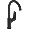 Image de hansgrohe Logis - Mitigeur de lavabo avec tirette et vidage, Robinet de salle de bain avec hauteur sous bec 210 mm, économie d'eau (EcoSmart), Noir mat, 71130670