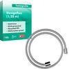 Image de hansgrohe Designflex - Flexible de douche textile universel 1,25 m, tuyau de douche avec protection anti-pliure et écrou tournant anti-torsion, avec joints d'étanchéité, Chromé