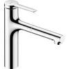 Image de hansgrohe Zesis M33 - Mitigeur de cuisine avec douchette extractible métallique, avec guidage du flexible (sBox), 2 jet, Robinet 160 mm, Robinetterie avec bec pivotant, Chromé, 74823000