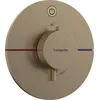 Image de hansgrohe ShowerSelect Comfort S - Mitigeur thermostatique, Robinet encastré avec arrêt de sécurité (SafetyStop) à 40°C, Thermostat rond, 1 sortie, Bronze brossé