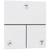 Image de hansgrohe ShowerSelect Comfort E - Robinet d'arrêt pour la montage encastré de mitigeurs thermostatiques ShowerSelect Comfort (3 fonctions), Blanc mat, 15573700