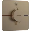 Image de hansgrohe ShowerSelect Comfort Q - Mitigeur thermostatique, Robinet encastré avec arrêt de sécurité (SafetyStop) à 40°C, Thermostat 1 sortie, Bronze brossé