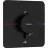 Image de hansgrohe ShowerSelect Comfort Q - Mitigeur thermostatique avec 1 sortie additionnelle, Robinet encastré avec arrêt de sécurité (SafetyStop) à 40°C, Thermostat 1 sortie, Noir mat