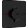 Image de hansgrohe ShowerSelect Comfort Q - Mitigeur thermostatique, Robinet encastré avec arrêt de sécurité (SafetyStop) à 40°C, Thermostat 3 sorties, Noir mat
