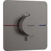Image de hansgrohe ShowerSelect Comfort Q - Mitigeur thermostatique, Robinet encastré avec arrêt de sécurité (SafetyStop) à 40°C, Thermostat 3 sorties, Noir chromé brossé