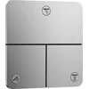 Image de hansgrohe ShowerSelect Comfort Q - Robinet d'arrêt pour la montage encastré de mitigeurs thermostatiques ShowerSelect Comfort (3 fonctions), Chromé, 15587000