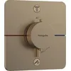 Image de hansgrohe ShowerSelect Comfort Q - Mitigeur thermostatique, Robinet encastré avec arrêt de sécurité (SafetyStop) à 40°C, Thermostat 2 sorties, Bronze brossé