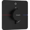 Image de hansgrohe ShowerSelect Comfort Q - Mitigeur thermostatique, Robinet encastré avec arrêt de sécurité (SafetyStop) à 40°C, Thermostat 1 sortie, Noir mat