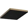 Image de hansgrohe Pulsify E - Douche de tête avec 1 type de jet (PowderRain), Douche de pluie carrée (260 x 260 mm), Pommeau de douche pour montage au mur/plafond, Bronze brossé