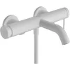 Image de hansgrohe Tecturis S - Mitigeur baignoire apparent, Robinet baignoire 2 sorties, Mitigeur monocommande, Blanc mat, 73422700