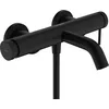 Image de hansgrohe Tecturis S - Mitigeur baignoire apparent, Robinet baignoire 2 sorties, Mitigeur monocommande, Noir mat, 73422670