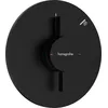 Image de hansgrohe DuoTurn S - Mitigeur de douche encastré, Robinet douche rond 1 sortie, Mitigeur monocommande pour iBox universal 2, Noir mat, 75618670