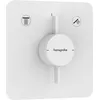 Image de hansgrohe DuoTurn Q - Mitigeur de douche encastré, Robinet douche 2 sorties, Mitigeur monocommande pour iBox universal 2, Blanc mat, 75414700