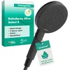 Image de hansgrohe Raindance Alive Select S Pommeau de douche à économie d'eau 7,1 l/min (EcoSmart) 3 types de jet (PowderRain) avec fonction anti-calcaire Noir mat 24511670