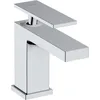 Image de hansgrohe Tecturis E - Mitigeur de lavabo eau froide sans tirette ni vidage, Robinet de salle de bain avec hauteur sous bec 80 mm, économie d'eau (EcoSmart+), Chromé