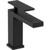 Image de hansgrohe Tecturis E - Mitigeur de lavabo sans tirette ni vidage, Robinet de salle de bain avec hauteur sous bec 110 mm, économie d'eau (EcoSmart+), Noir mat, 73011670