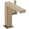 Image de hansgrohe Tecturis E Fine - Mitigeur de lavabo avec tirette et vidage, économie d'énergie (CoolStart), Robinet salle de bain 110mm, économie d'eau (EcoSmart+), Bronze brossé, 73023140