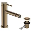 Image de hansgrohe Tecturis S - Mitigeur bidet avec tirette et vidage, Robinet bidet, Robinet de salle de bain avec hauteur sous bec 100 mm, Bronze brossé, 73201140