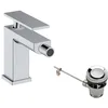 Image de hansgrohe Tecturis E - Mitigeur bidet avec tirette et vidage, Robinet bidet, Robinet de salle de bain avec hauteur sous bec 100 mm, Chromé, 73200000