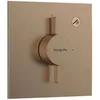 Image de hansgrohe DuoTurn E - Mitigeur de douche encastré, Robinet douche carré 1 sortie, Mitigeur monocommande pour iBox universal 2, Bronze brossé, 75617140