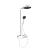 Image de hansgrohe Rainfinity Colonne de douche en applique avec mitigeur thermostatique, 28742700,