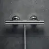 Image de hansgrohe Ecostat Fine Mitigeur thermostatique de douche en applique, 13323000,
