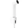 Image de hansgrohe Douchette bidette S avec 1 type de jet économie d'eau (EcoSmart), incl. support et tuyau de douche 1,25 m, sans clapet anti-retour, Blanc mat, 29238700