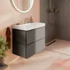 Image de hansgrohe Xilesa E Meuble sous-vasque, 2 tiroirs, 54296760,