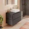 Image de hansgrohe Xilesa E Meuble bas, 2 tiroirs, 54303760,