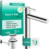 Image de hansgrohe Zesis S 74730000 Mitigeur de lavabo avec tirette, économe en énergie (CoolStart), robinet de salle de bain avec hauteur de bec 230 mm, mitigeur économiseur d'eau (EcoSmart+), chromé,