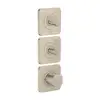 Image de AXOR Citterio C Mitigeur thermostatique de douche encastré Cubic cut, 49711820, Cubic cut
