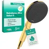 Image de hansgrohe Raindance Alive Select S 24511990 Pommeau de douche à économie d'eau 7,1 l/min (EcoSmart) 3 types de jet (PowderRain inclus) Fonction anti-calcaire Finition or poli