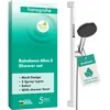 Image de hansgrohe 24600000 Raindance Alive Select S Brauseset 125 3jet EcoSmart mit Brausestange Unica E Puro 65 cm und Easy Slide Brausehalter Kit de Douche, Chrom