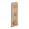 Image de AXOR Citterio C Mitigeur thermostatique de douche encastré Cubic cut, 49701310, Cubic cut