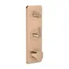 Image de AXOR Citterio C Mitigeur thermostatique de douche encastré Cubic cut, 49701300, Cubic cut
