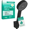 Image de hansgrohe Activera Select S 28054670 Ensemble de douche avec pommeau de douche à économie d'eau (EcoSmart, 2 types de jet, flexible de douche 1,60 m) et support de pommeau de douche, noir mat