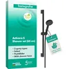 Image de hansgrohe Activera Select S 28045670 Ensemble de douche avec pommeau de douche à économie d'eau EcoSmart+ 2 types de jet, flexible de douche 1,60 m et barre de douche 0,65 m Noir mat