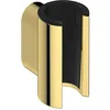 Image de hansgrohe Porter Fine 28885990 Support de pommeau de douche pour flexible de douche avec écrou conique Finition or poli