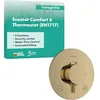 Image de hansgrohe 33718990 Ecostat Comfort S Thermostat Unterputz für integrierter nach EN1717, Aspect Or Poli, 2 Verbraucher mit Sicherungskombination